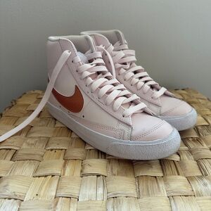 Nike Women's Pink High-Top Sneakers